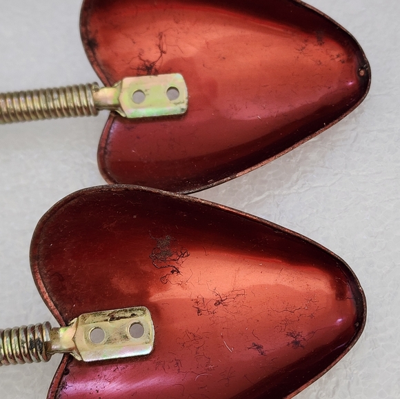 Vtg Pedor Women's Shoe Tree Form Stretcher Metal Red - Picture 8 of 13